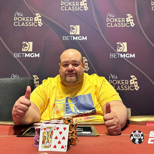 Carlos Karova 🇲🇽 alcanza el 4-handed y cobra US$47.583 en el Aria Poker Classic 2025