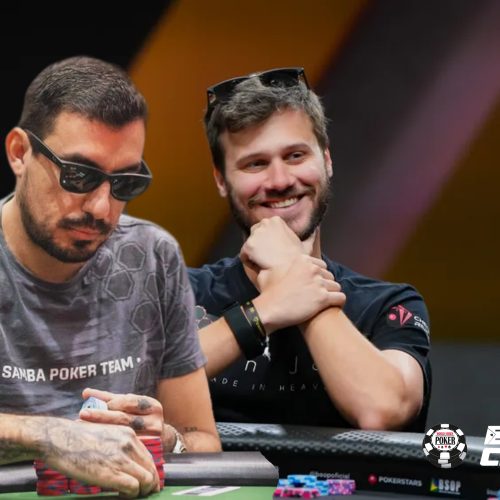Kelvin Kerber y Peter Patricio llevan la bandera de Latinoamérica a la mesa final del TAG TEAM WSOP 2025