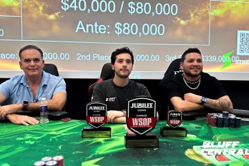 ¡Diego Ponce se Corona Campeón del Highroller del Festival Jubilee 6M en Monterrey!
