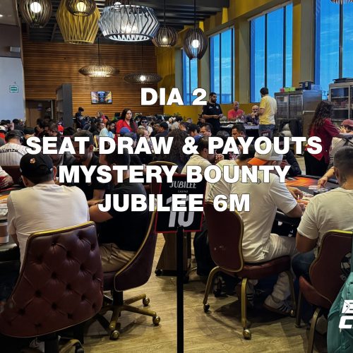 Mystery Bounty Jubilee 6M  Día 2 en marcha con 297 entradas y un pozo misterioso de $303.000 MXN