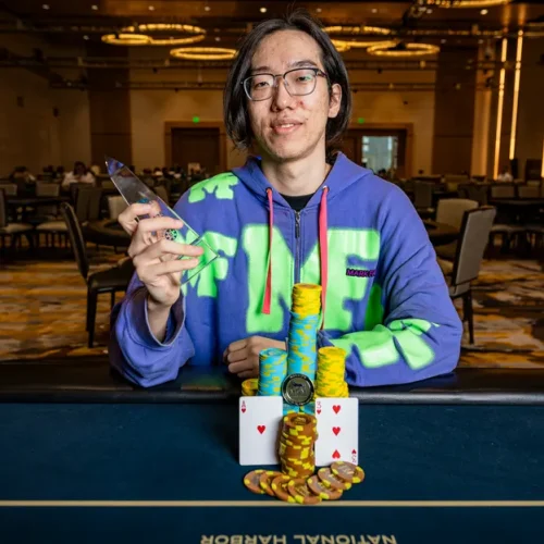 Haoyu Wang sorprende y se lleva el High Roller de $4K en el Potomac Poker Open