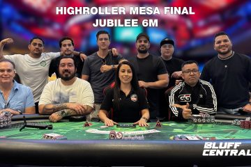¡La Mesa Final del Highroller del Festival Jubilee 6M en Monterrey está Lista para conocer al Campeón!