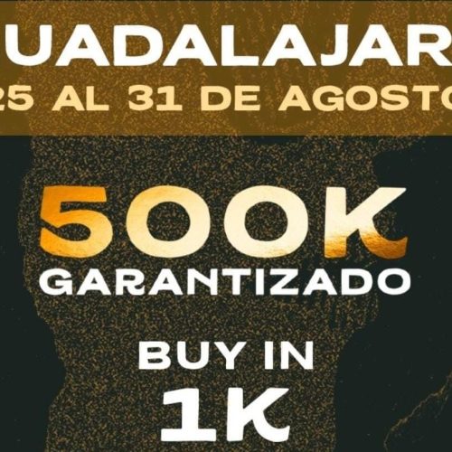 Guadalajara se alista para un torneo con $500,000 garantizados por solo $1,000 de entrada