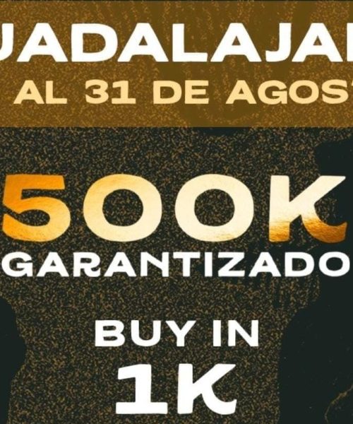 Guadalajara se alista para un torneo con $500,000 garantizados por solo $1,000 de entrada