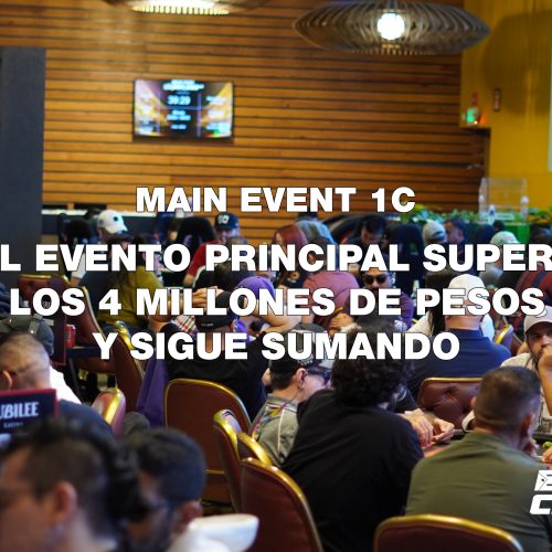 El Main Event del Festival Jubilee 6M ¡Rompe La Bolsa de Premios Superando los 4 Millones de Pesos!