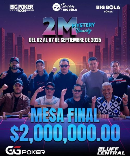Nadal lleva la delantera al entrar en la recta final del Mystery Bounty en Querétaro
