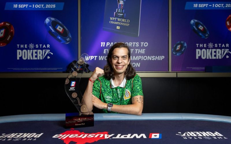 Crespo aportó el cuarto boomerang de campeón a la notoria campaña mexicana en el WPT Australia