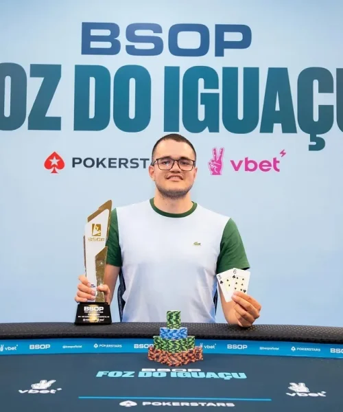 Serrano ganó dos High Rollers en tres días en Foz do Iguazú y es más líder que nunca en las BSOP