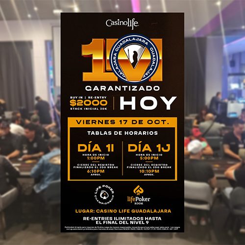 El Life 1M Garantizado sigue avanzando en Guadalajara | gran jornada con los vuelos 1G y 1H