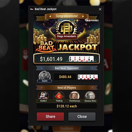 Diego Armendariz convierte un BadBeat en un jackpot de US$1.601 en GGPoker – Entrevista exclusiva