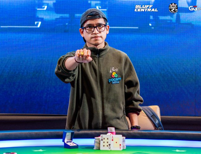 Fernández se calzó el primer anillo entregado en el WSOP-C Panamá, con su victoria en el Mini Main Event