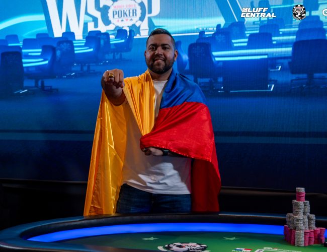 Guzmán puso el título mayor en la cosecha colombiana, con su victoria en el torneo central del WSOP-C Panamá