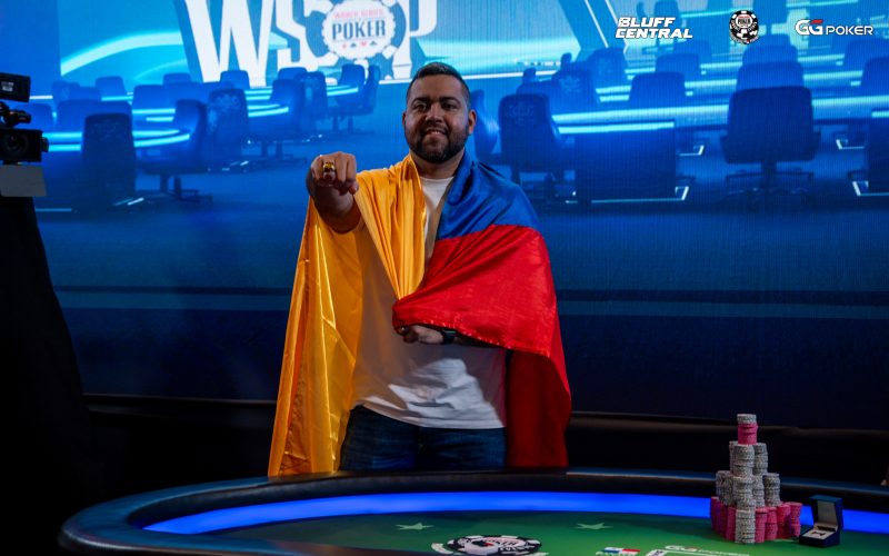 Guzmán puso el título mayor en la cosecha colombiana, con su victoria en el torneo central del WSOP-C Panamá