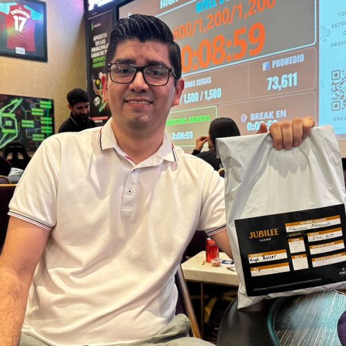 Navarrete dio el mejor reporte en el vuelo 1B del High Roller, en el Festival 6M Garantizados del Jubilee