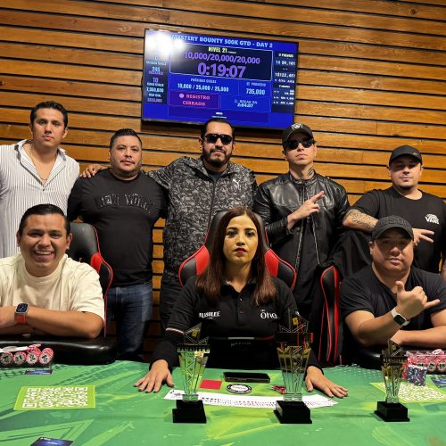 Mesa Final del Mystery Bounty en el Jubilee 6M MX$122.451 para el campeón + bounties