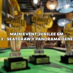 Seat Draw del Día 3 Main Event Jubilee 6M y panorama general del torneo