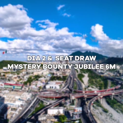 Últimos 15 clasificados al Día 2 y presentamos el Seat Draw | Mystery Bounty Jubilee 6M