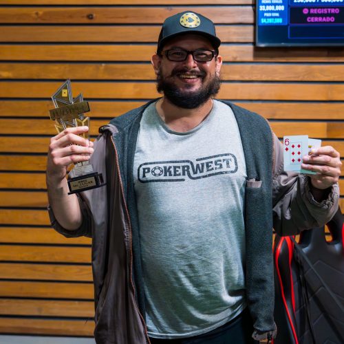 Diego West conquista el Main Event del Jubilee 6M y se corona entre 825 entradas por MX$591.000