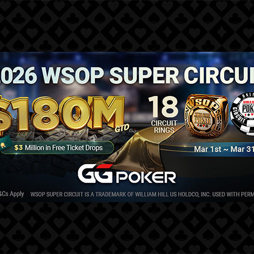 GGPoker confirma el regreso del WSOP Super Circuit con US $180 millones garantizados