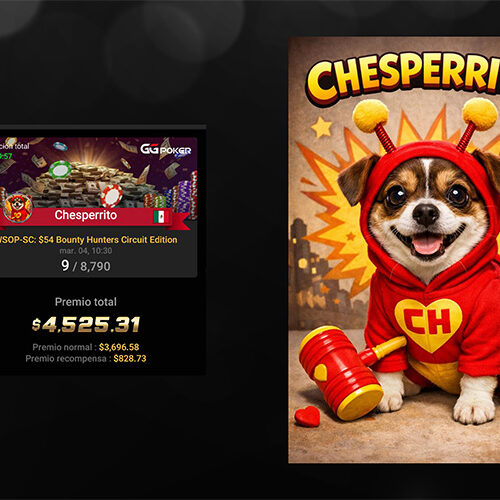 Efrén Martínez brilla en GGPoker | mesa final entre 8,790 jugadores en el WSOP Super Circuit