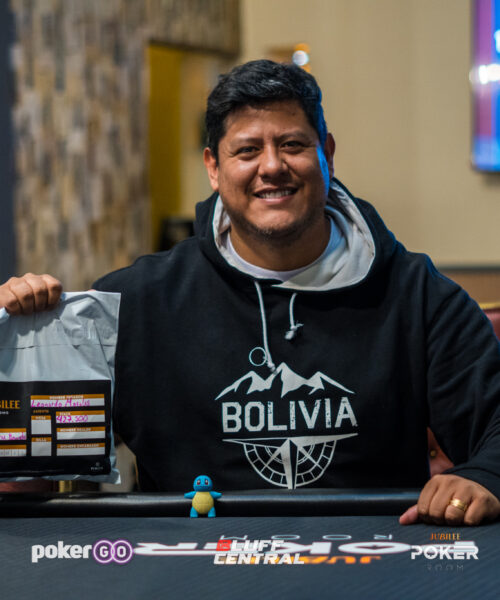 Morales 🇧🇴 sacó ventaja en el vuelo 1A del Mystery Bounty en el Festival 6M del Casino Jubilee