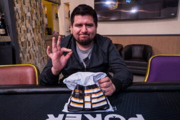 Morales lideró el vuelo 1C en el torneo central del Festival 6M Garantizados, en el Casino Jubilee