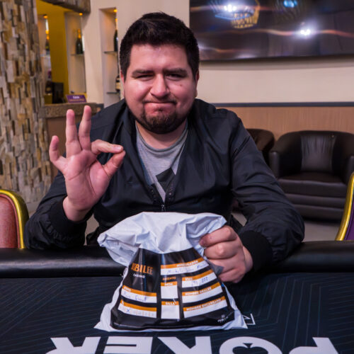 Morales lideró el vuelo 1C en el torneo central del Festival 6M Garantizados, en el Casino Jubilee