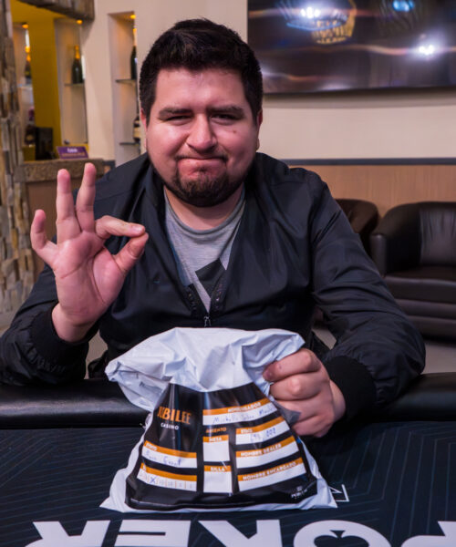 Morales lideró el vuelo 1C en el torneo central del Festival 6M Garantizados, en el Casino Jubilee