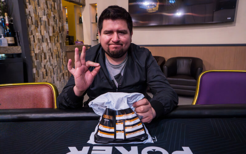 Morales lideró el vuelo 1C en el torneo central del Festival 6M Garantizados, en el Casino Jubilee