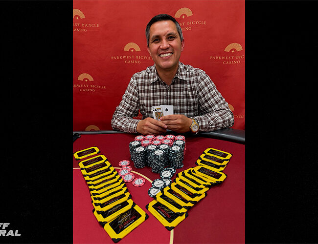 Peña Michel se quedó con el título y la mejor parte del botín en el acuerdo que definió el Mega Millions del Bicycle Casino