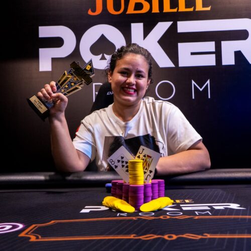 Yesenia Valdez fue la mejor entre las damas en el Festival 6M Garantizados del Casino Jubilee