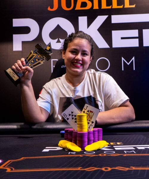Yesenia Valdez fue la mejor entre las damas en el Festival 6M Garantizados del Casino Jubilee