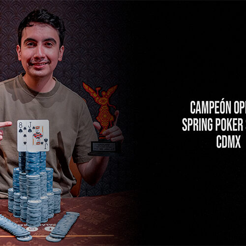 Luis Pablo conquista el Opener del Palace Poker Room tras un prizepool que superó los MX$1.500.000