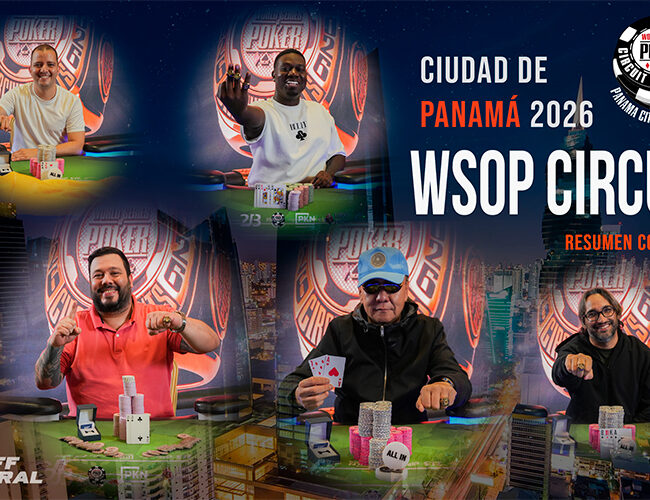 Estos fueron los grandes campeones que conquistaron un anillo en las WSOP-Circuit Panamá 2026