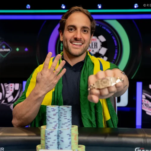 Simao se quedó con la mejor parte en la fiesta brasileña que marcó el cierre del US$50.000 PLO High Roller en las WSOP 2026