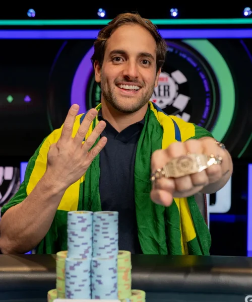 Simao se quedó con la mejor parte en la fiesta brasileña que marcó el cierre del US$50.000 PLO High Roller en las WSOP 2026