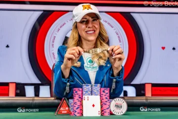 Kristen Foxen se calzó el más brillante de sus seis brazaletes, al imponerse en el US$25K High Roller de las WSOP 2026