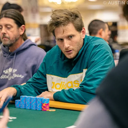 Lew estuvo entre los 20 mejores en el Mystery Millions que vio coronarse a Higgins