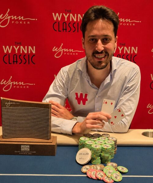 Mateos extendió en el Wynn su racha triunfal en Las Vegas. Se quedó con el trofeo del High Roller.