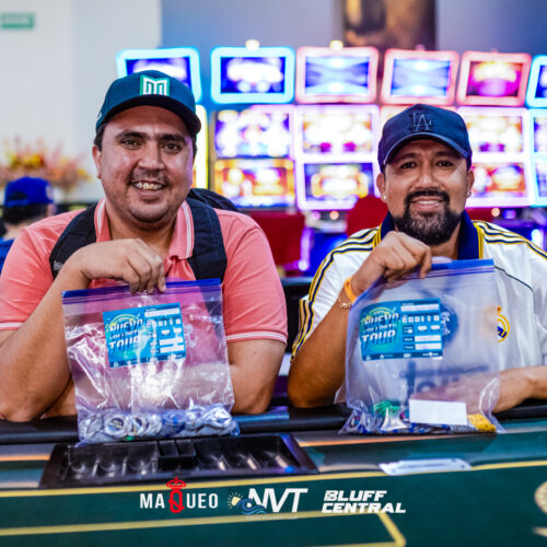 Tapia y Aguilar compartieron el liderato en el vuelo inicial del Mini High Roller PKO, en el Nuevo Vallarta Tour