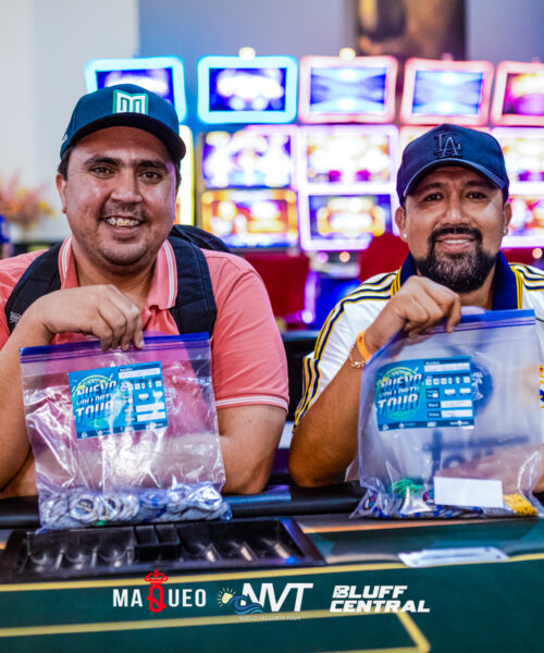 Tapia y Aguilar compartieron el liderato en el vuelo inicial del Mini High Roller PKO, en el Nuevo Vallarta Tour
