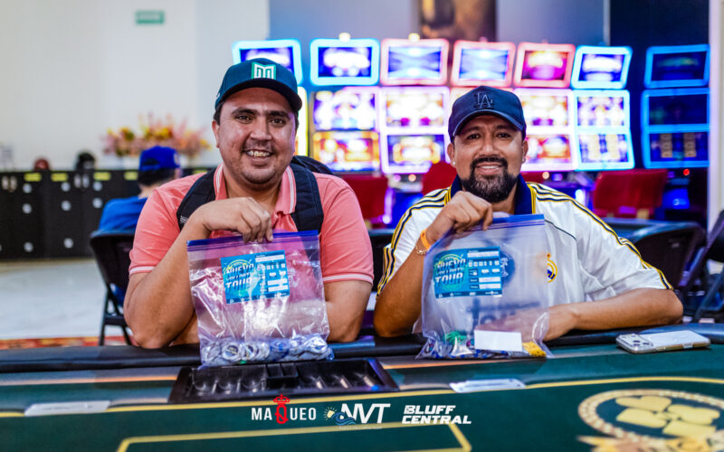 Tapia y Aguilar compartieron el liderato en el vuelo inicial del Mini High Roller PKO, en el Nuevo Vallarta Tour