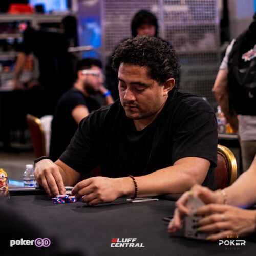 Trujillo y Escalona lograron los mejores stacks entre el último grupo de latinos que avanzó al Día 2 del US$600 NLH Ultra Stack en las WSOP 2026