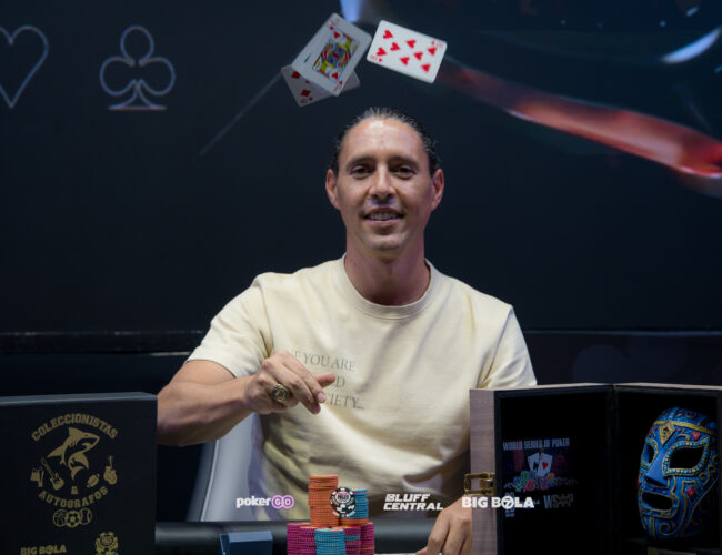 Por la vía de las cuatro cartas, Escalante conquistó su anillo en el WSOP-C México