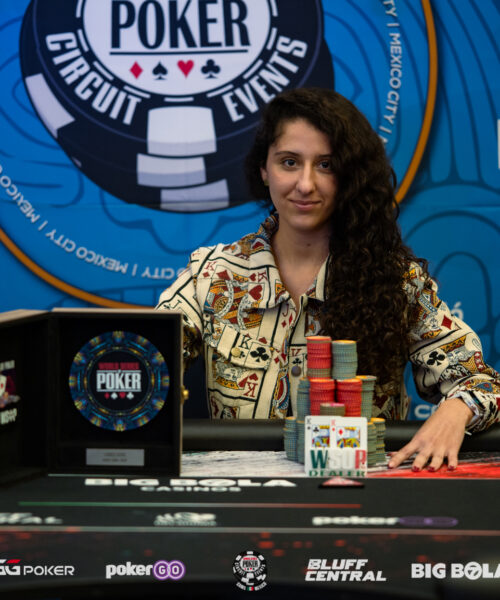 Daniela González fue la reina entre las damas en el WSOP-C México
