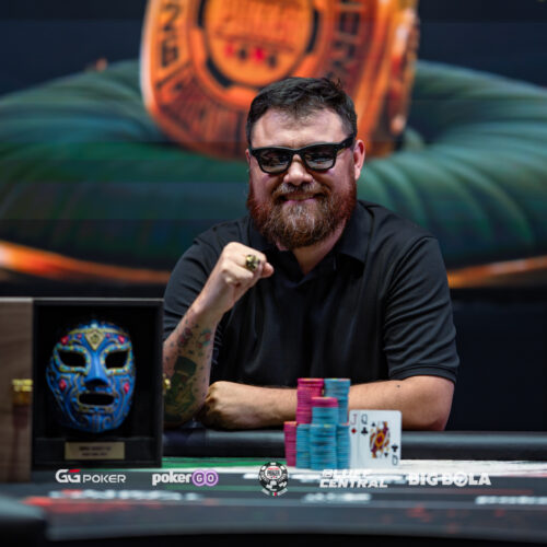 Tinoco se lleva a Cancún el anillo del Turbo Bounty Knockout en el WSOP-C México