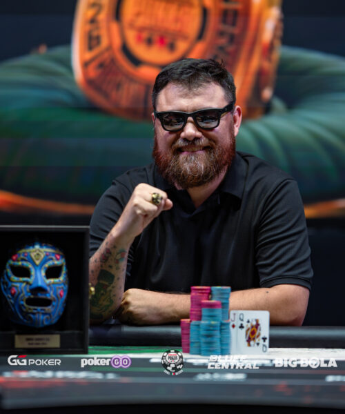 Tinoco se lleva a Cancún el anillo del Turbo Bounty Knockout en el WSOP-C México