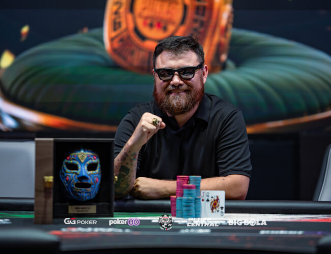 Tinoco se lleva a Cancún el anillo del Turbo Bounty Knockout en el WSOP-C México