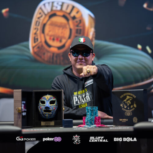 Guzmán se calzó el anillo de más quilates en el WSOP-C México