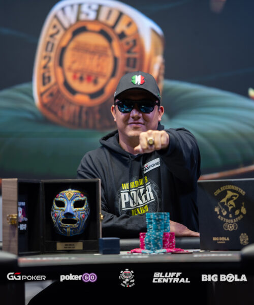 Guzmán se calzó el anillo de más quilates en el WSOP-C México